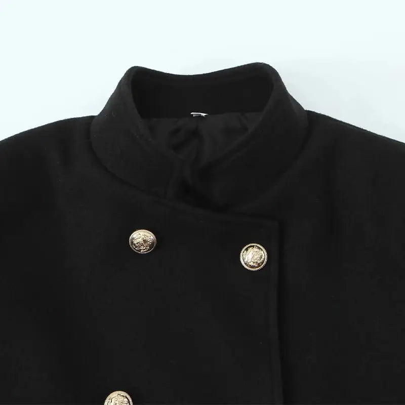Black Trench Coat Favela Runner