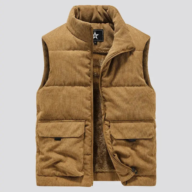 Casual Solid Bodywarmer Favela Runner