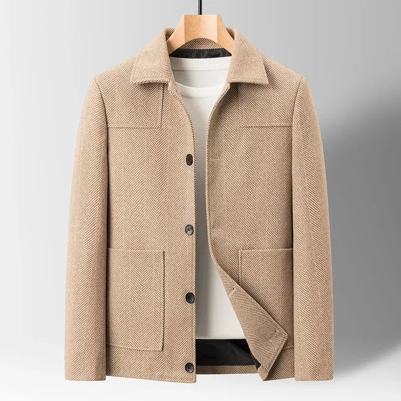 Classic Business Windbreak Coat Favela Runner