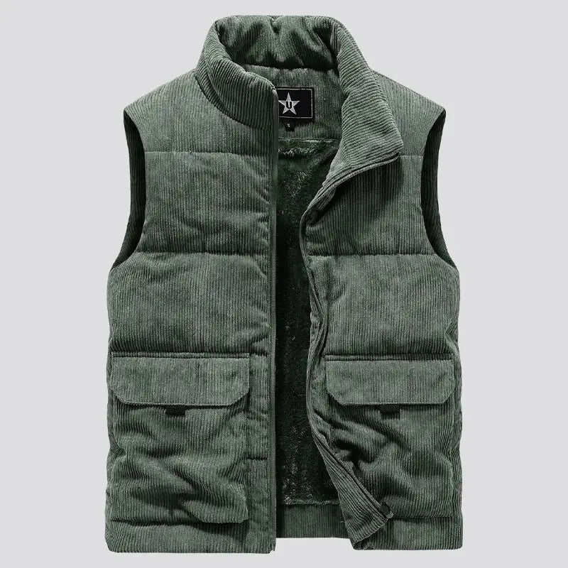 Casual Solid Bodywarmer Favela Runner