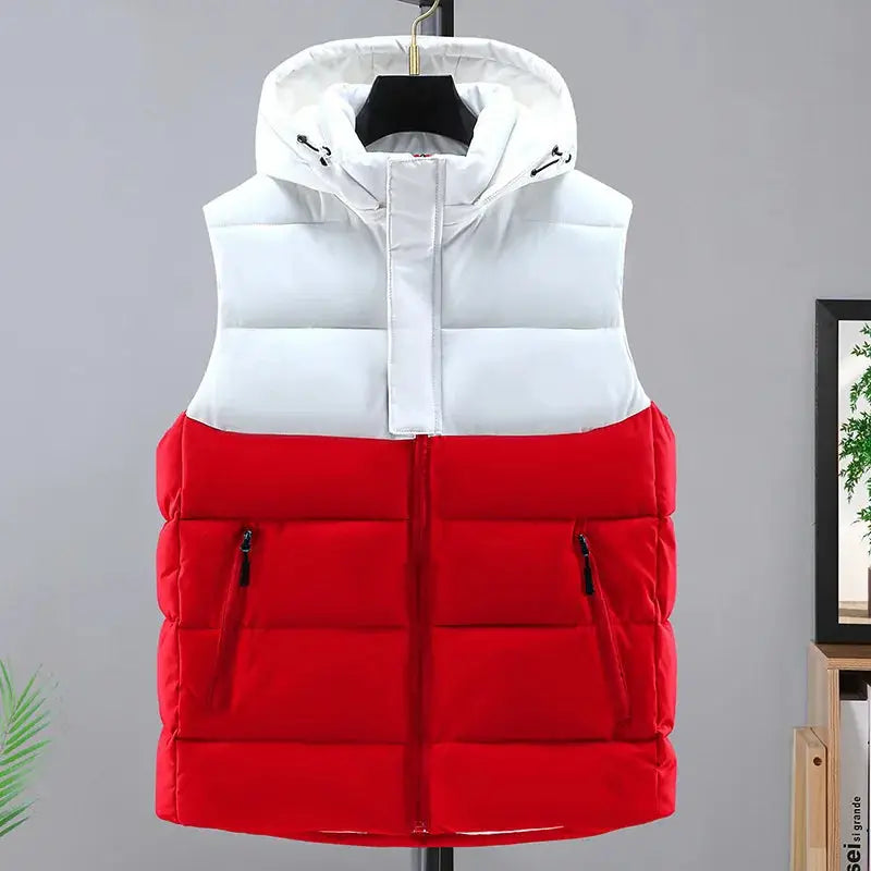 Spliced Color Slim Fit Bodywarmer Favela Runner
